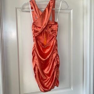 WhiteFox Orange Mini/Midi Dress